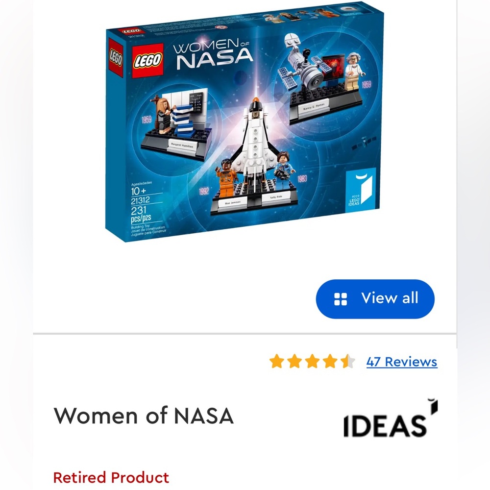 Lego Women‎ of NASA 21312 (Retired NIB)